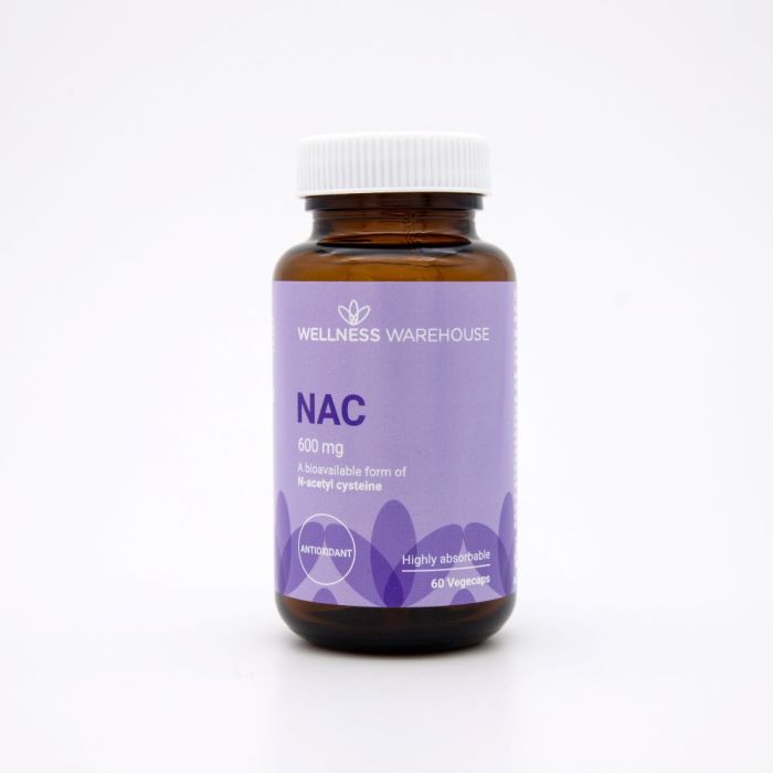 Wellness NAC (N-acetyl cysteine) 600mg 60s