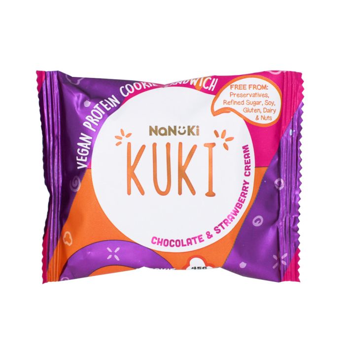 Nanuki Kuki Chocolate & Strawberry Cream 45g