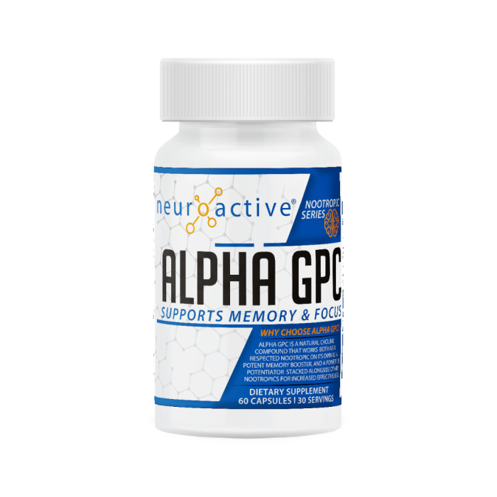 NeuroActive  Alpha GPC (L-Alpha glycerylphosphorylcholine) Capsules 60s