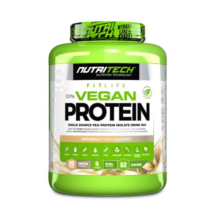 Nutritech100% Vegan Protein Natural Unflavoured 2kg