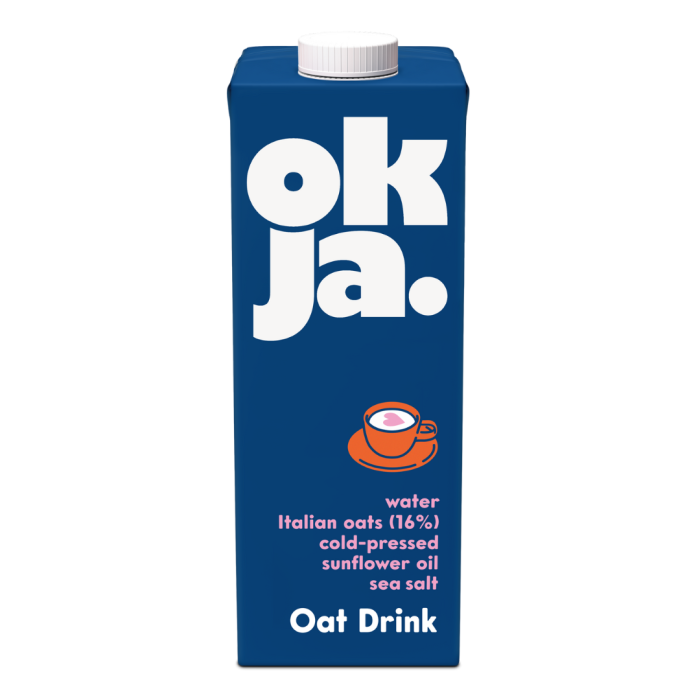 OKJA  Oat Milk 16% Oats 1L