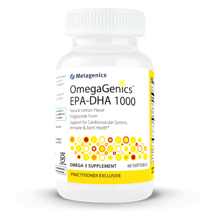 Metagenics OmegaGenics EPA DHA 1000 60s