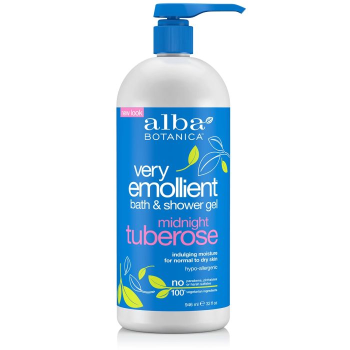 #Alba - Very Emollient Bath & Shower Gel Midnight Tuberose 946ml