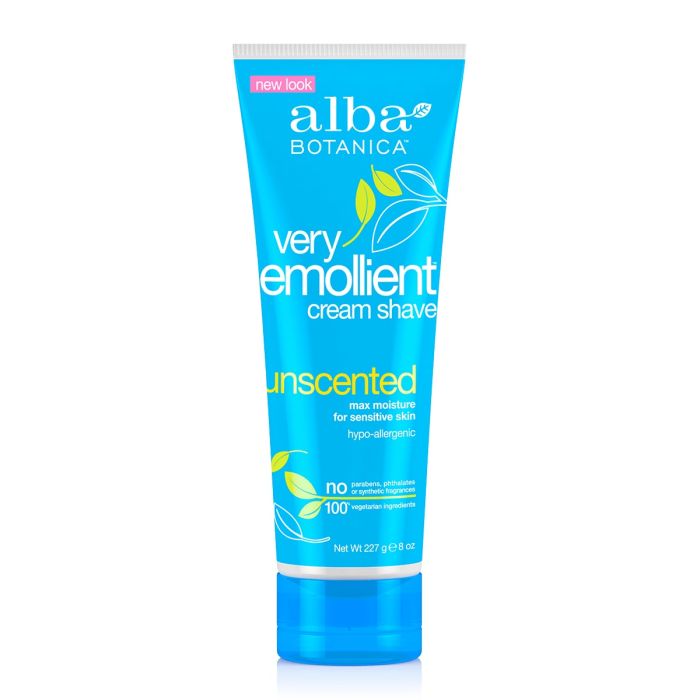 #Alba - Very Emollient Shave Cream Unscented 227g
