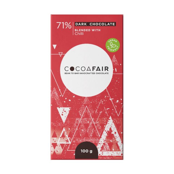 #CocoaFair - 71% Dark Chocolate With Chili 100g