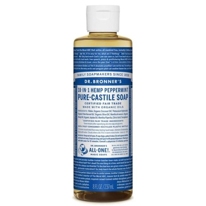 Dr Bronner - Pure Castile Liquid Soap Peppermint 237ml