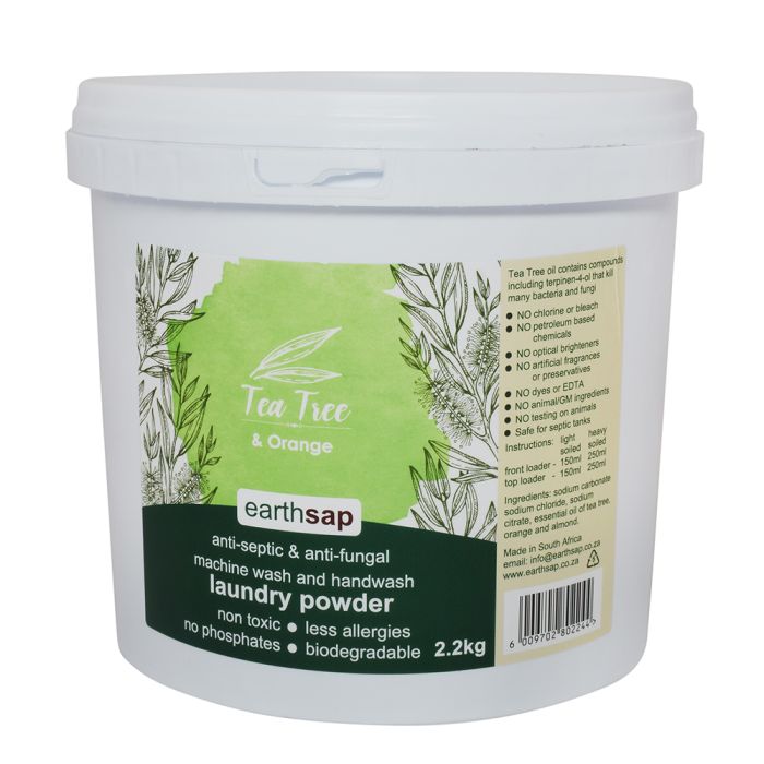 Earthsap - Laundry Powder Tea Tree & Orange 2.2kg