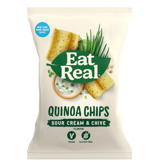 #Eat Real - Chips Quinoa Sour Cream & Chive 30g