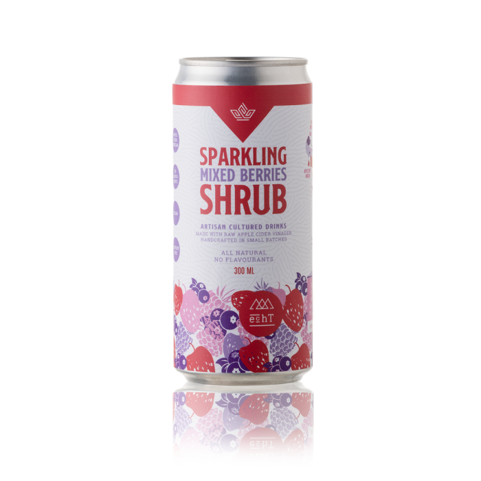 Echt - Sparkling Drink Mixed Berry Shrub Unsweetened 300ml