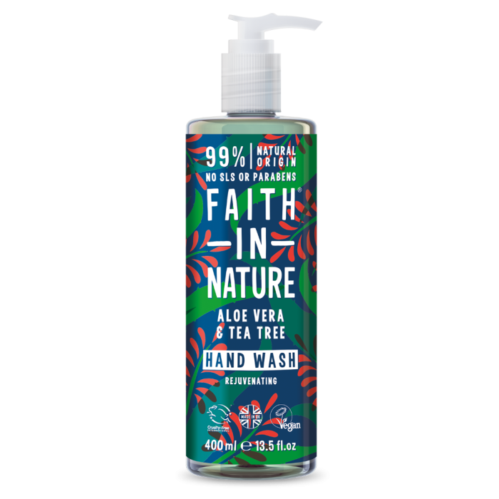 Faith in Nature - Hand Wash Aloe Vera & Tea Tree 400ml