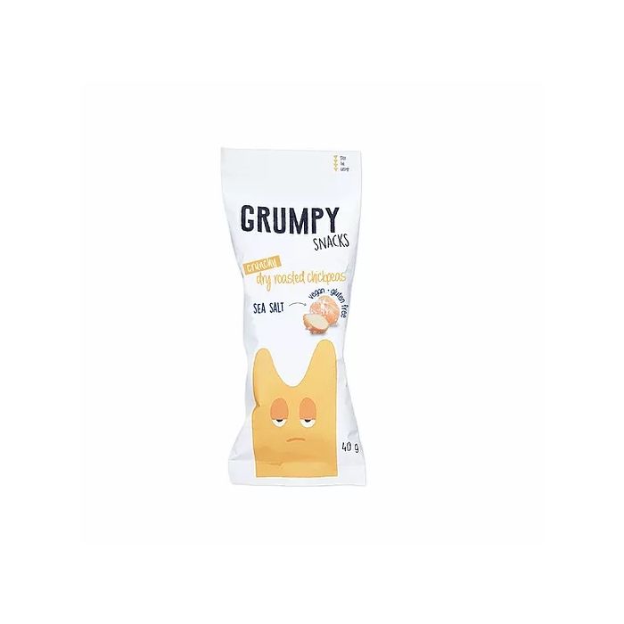 Grumpy Snacks - Chickpeas Roasted Sea Salt 40g