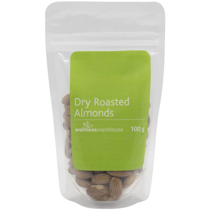 Wellness - Almonds Dry Roasted & Salted 100g