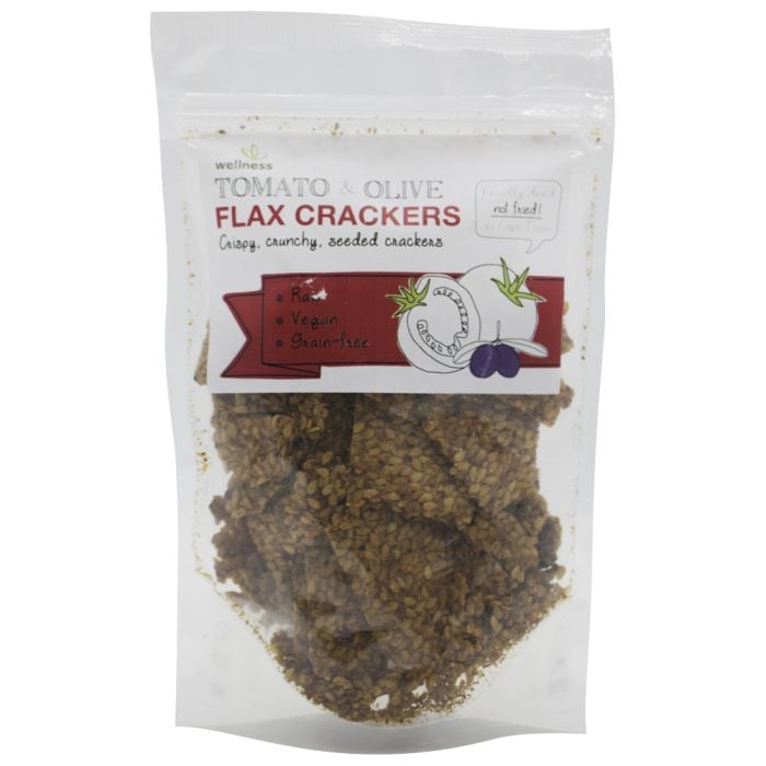 Wellness - Flax Cracker Tomato & Olive 90g