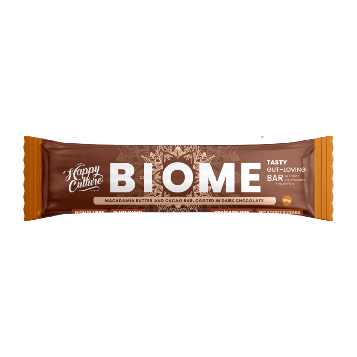 Happy Culture - Biome Bar Cacao Macadamia Chocolate 50g