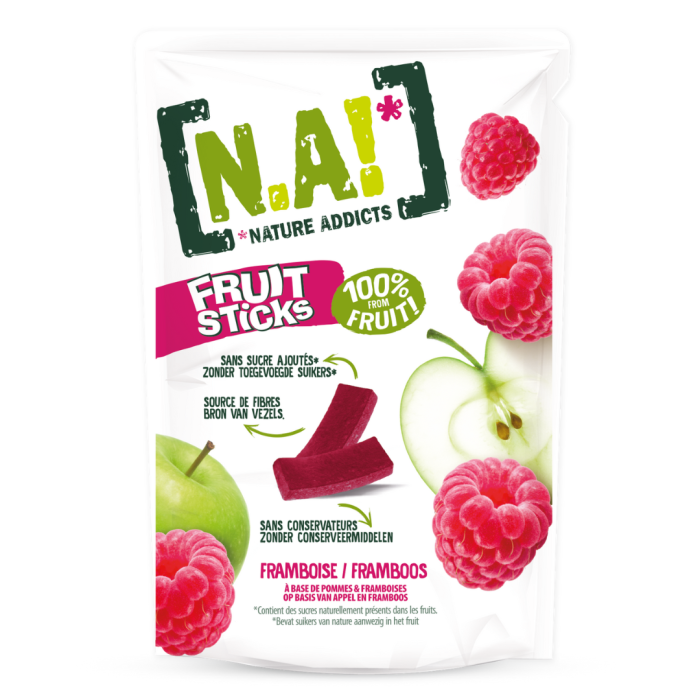Nature Addicts - Fruit Sticks Raspberry 35g