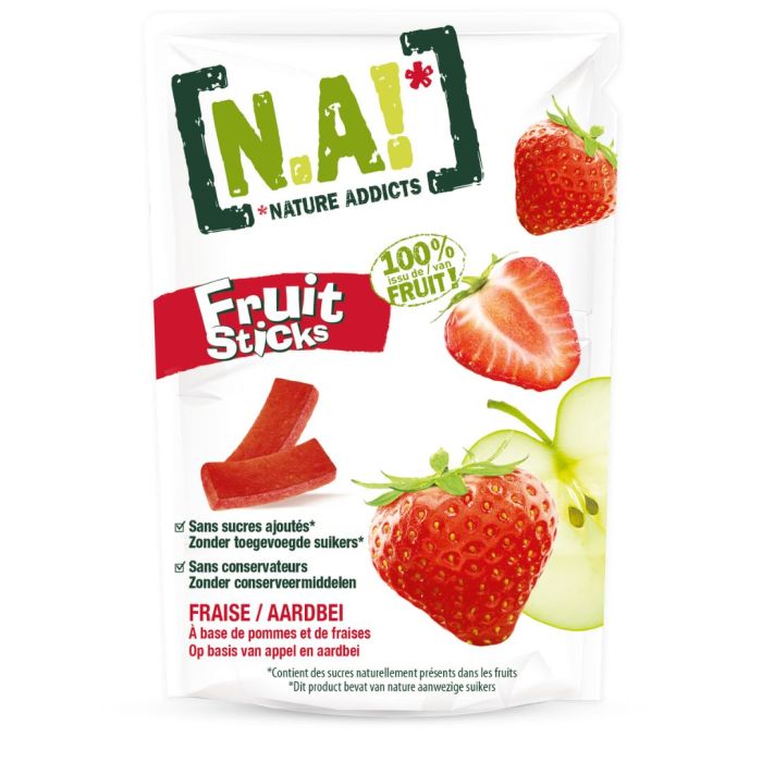 Nature Addicts - Fruit Sticks Strawberry 35g