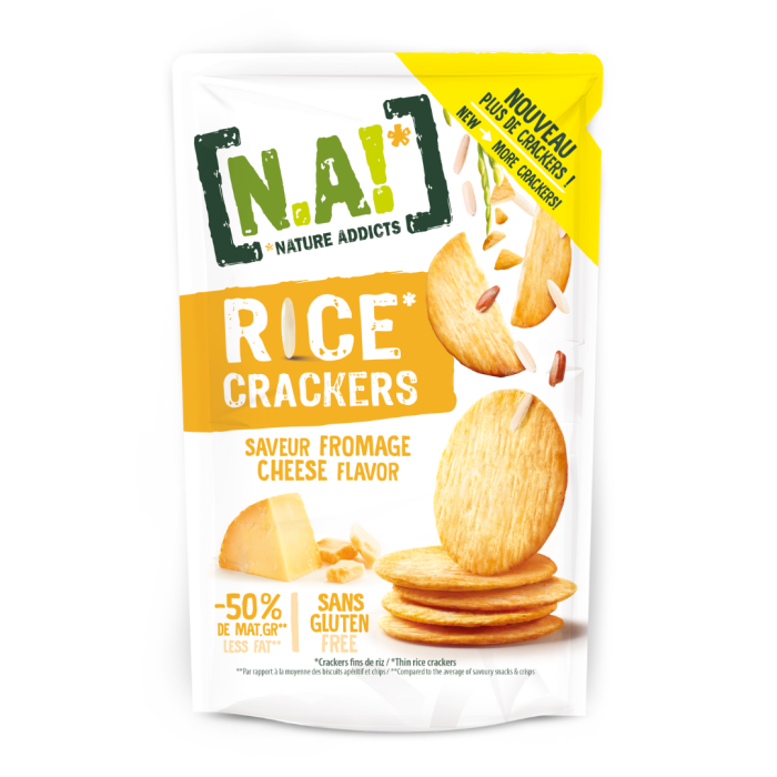 Nature Addicts - Rice Crackers Cheese 85g
