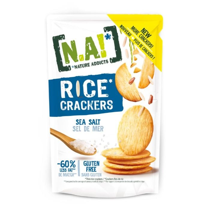 Nature Addicts - Rice Crackers Sea Salt 85g