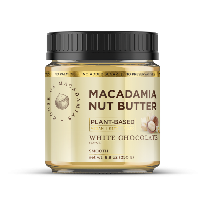 House of Macadamias - Macadamia Nut Butter White Chocolate 250g