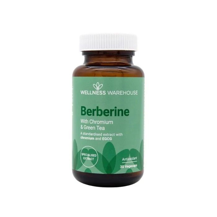 Wellness - Berberine With Chromium & Green Tea 60s