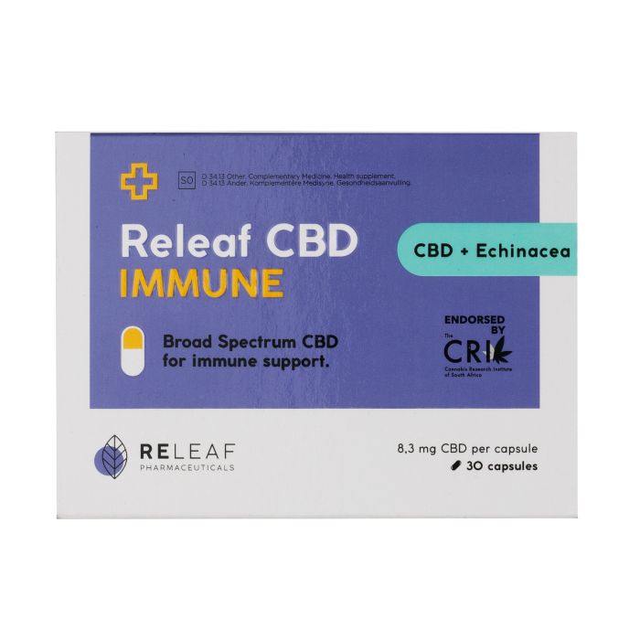 Releaf CBD Immune Capsules 250mg 30s