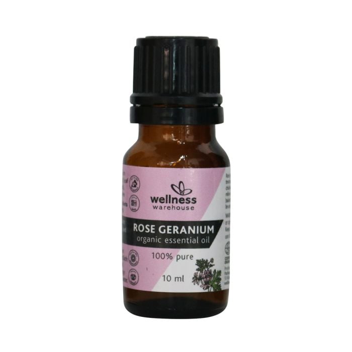 Wellness Organic Essential Oil Rose Geranium 10ml