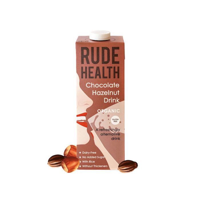 Rude Health Organic Chocolate Hazelnut Drink 1l
