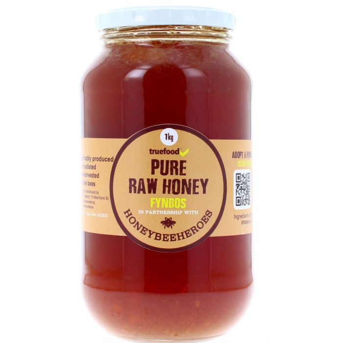 Truefood Raw Honey Fynbos 1kg