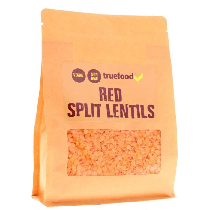 Truefood Red Split Lentils 400g