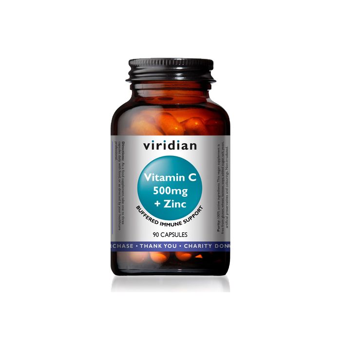 Viridian Vitamin C 500mg With Zinc 30s