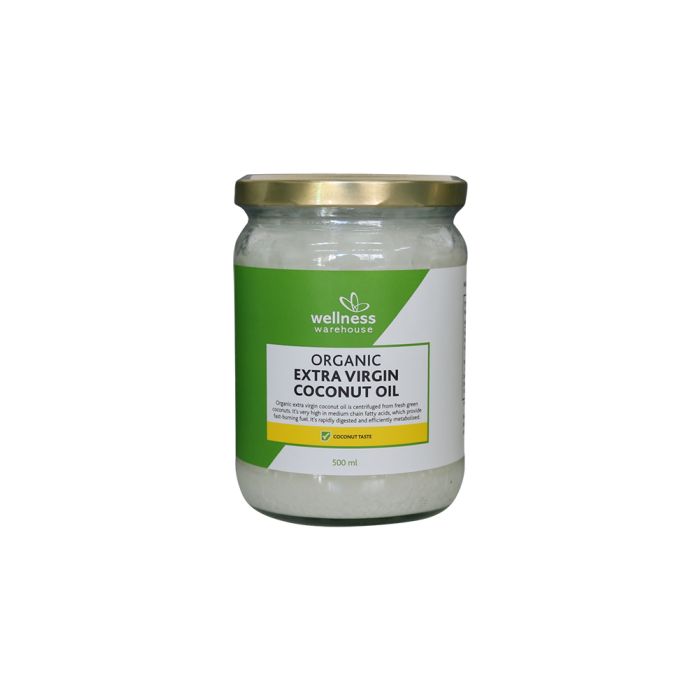 Wellness Organic Odourless Coconut Oil 500ml