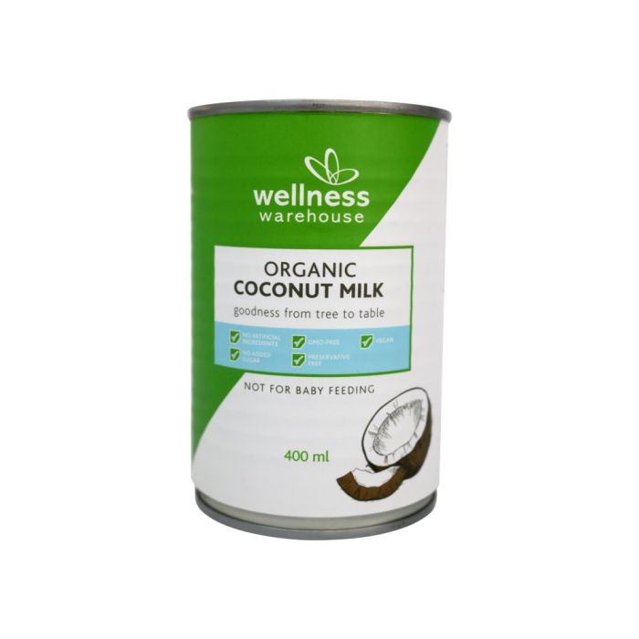 Wellness Organic Coconut Milk 17% Fat  400ml
