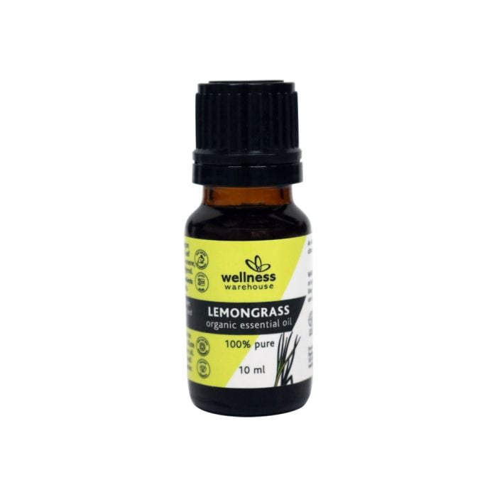 Wellness Lemongrass Organic Essential Oil 10ml