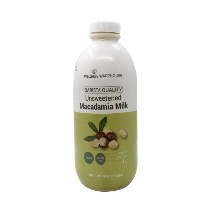 Wellness Barista Unsweetened Macadamia Milk 1l