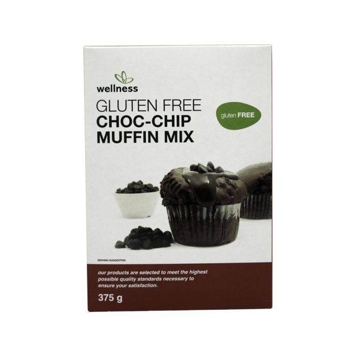 Wellness Gluten Free Choc-Chip Muffin Mix 375g