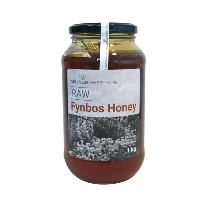 Wellness Raw Fynbos Honey Glass Jar 1kg