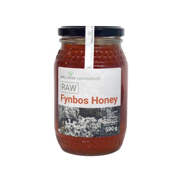 Wellness Raw Fynbos Honey Glass Jar 500g
