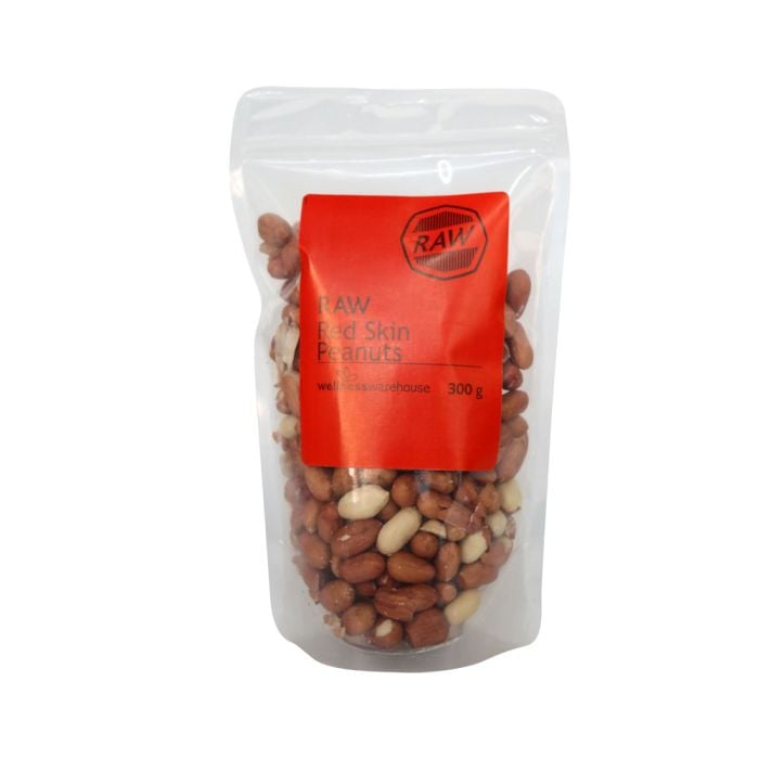 Wellness Raw Red Skin Peanuts 300g