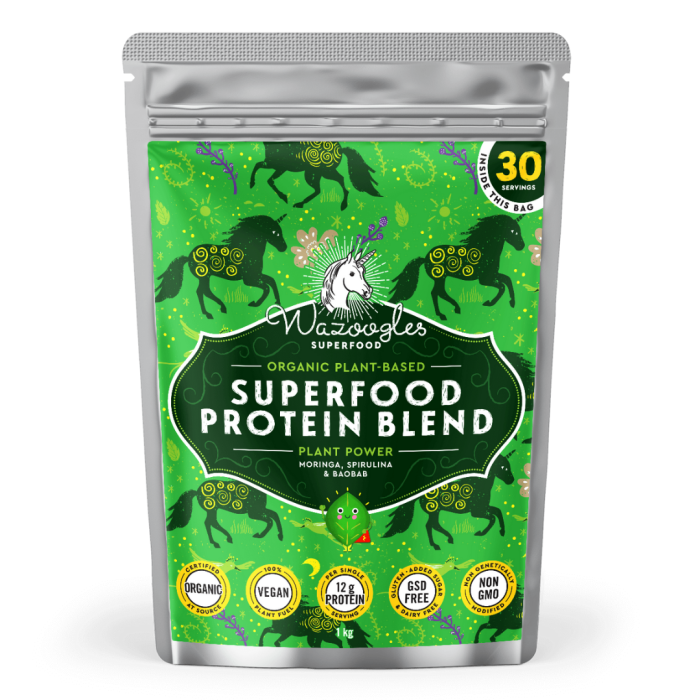Wazoogles Superfood Plant Power Protein Blend 1kg